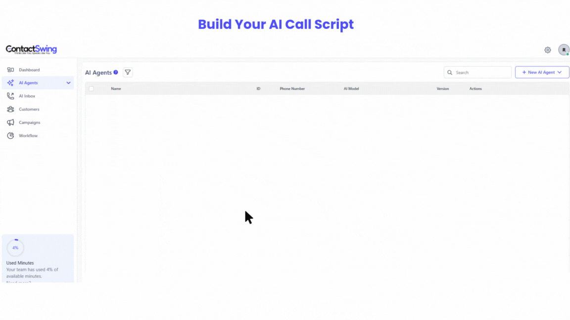 build your call script